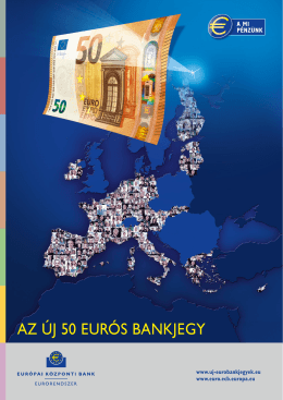 az új 50 eurós bankjegy - European Central Bank