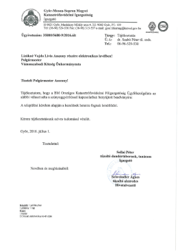 T&aacute;j&eacute;koztat&aacute;s V&aacute;mosszabadi