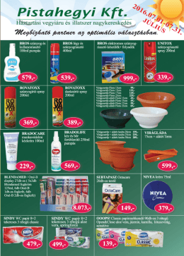 2016.07.havi - Pistahegyi Kft
