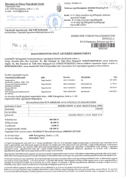 5466 hirdetm&eacute;ny