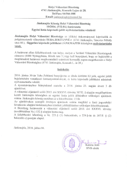Tuba Zoltánné képviselő-jelölt