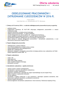 Pobierz PDF - WLR Training Group