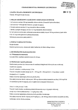 Page 1 CHARAKTERYSTYKA PRODUKTU LECZNICZEGO 1