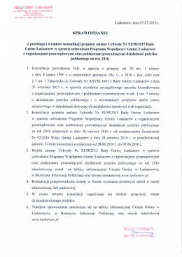 Page 1 URZĄD GMINY ŁASKARZEW ul. Rynek Duzy, im. J&oacute;zefa