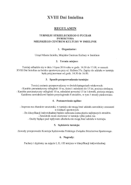 Turniej strzelecki o Puchar Dyrektora Miejskiego Centrum