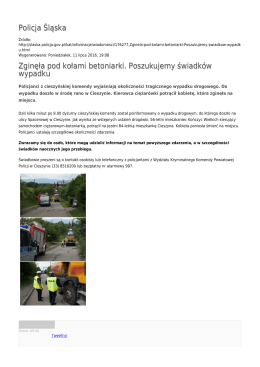 Generuj PDF - Policja Śląska