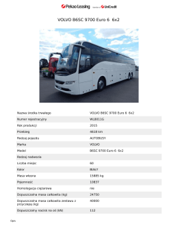 VOLVO B6SC 9700 Euro 6 6x2