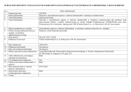 Karta informacyjna 218/2016 - BIP Urzędu Marszałkowskiego