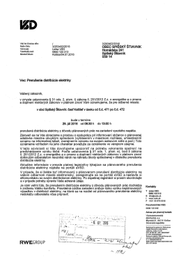 vsd list - Spišský Štiavnik