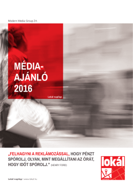 média- ajánló 2016
