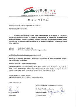 Meghívó – PDF