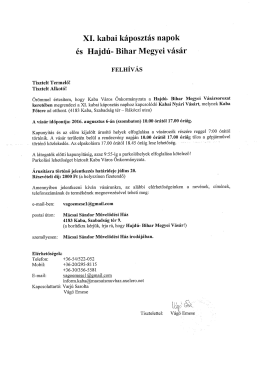 XI. kabai káposztás napok és Hajdú