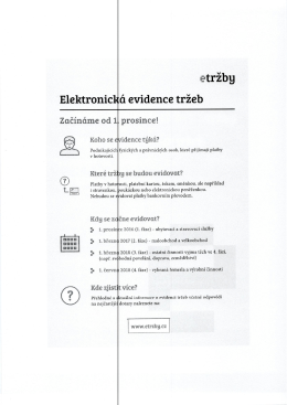 Elektronická evidence tržeb
