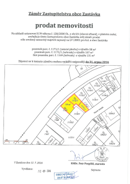 Obec Zast&aacute;vka