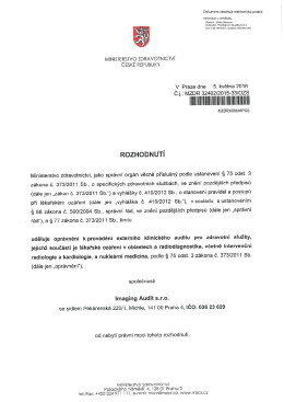 Dokument obsahuje elektronickˇ podpis