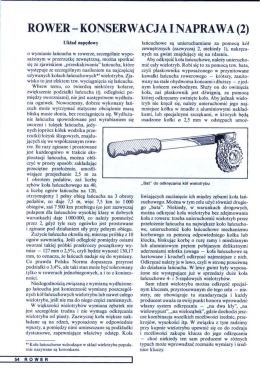 Naprawa roweru Październik 1993