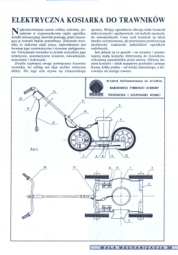 ELEKTRYCZNA KOSIARKA DO TRAWNIKÓW