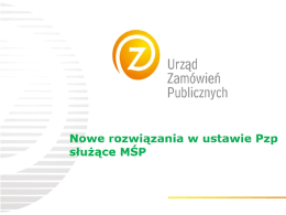 Nowe regulacje sprzyjające MSP