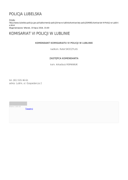 Generuj PDF - Policja Lubelska