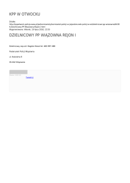 Generuj PDF - KPP w Otwocku