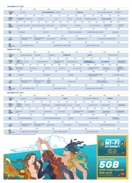 PDF Timeline - Sea Dance Festival
