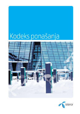 Preuzmite Kodeks ponašanja Telenor Srbija i Telenor Banka