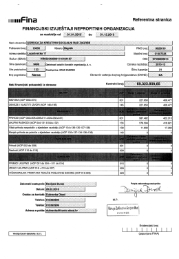 Financijski izvještaj (2015)
