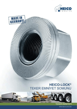 HEICO-LOCK® Teker Emniyet Somunu