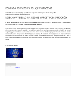 Generuj PDF - Komenda Powiatowa Policji w Opocznie
