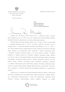 Page 1 **** Są: : ## RZECZPOSPOLITA POLSKA Warszawa, 20