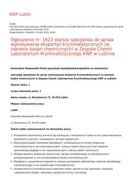 Generuj PDF - KWP Lublin