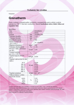 Grenatherm - Grena a.s.