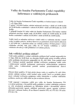 Volby do Senátu Parlamentu České republiky