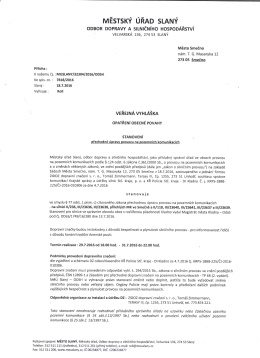 Přechodná úprava provozu na pozemní komunikaci