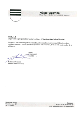 Příloha č. 4 - Město Vizovice