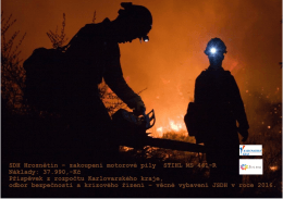 Vybavení JSDH