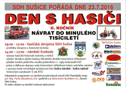 2. ročn&iacute;k Dne s hasiči - n&aacute;vrat do minul&eacute;ho tis&iacute;cilet&iacute;