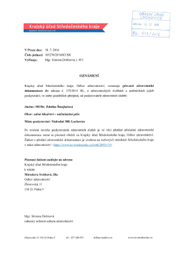 Více informací..