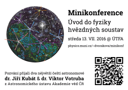 Page 1 Minikonference Úvod do fyziky hvězdných soustav středa 13