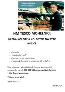 Tesco Mohelnice
