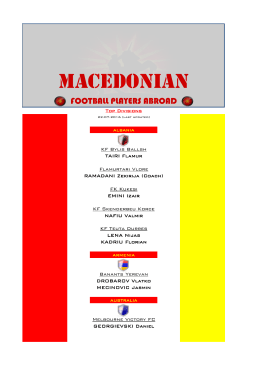 Macedonian Football