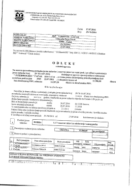 27.07.2016. ЈН 076 - Одлука о додели уговора (резервни делови