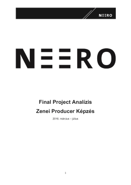Final Project Analízis Zenei Producer Képzés