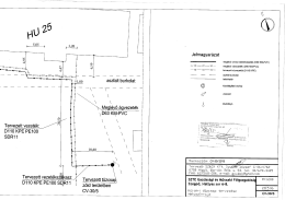 Page 1 Tervezett Vezeték: D1 10 KPE PE100 SDR11 zöld