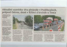 aktuální uzavírky v okolí