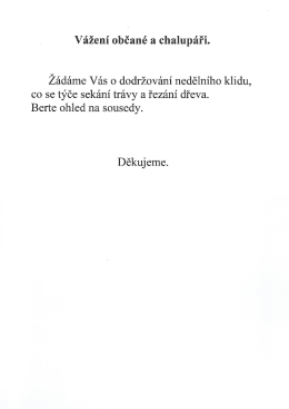 žádost - Obec Lobendava