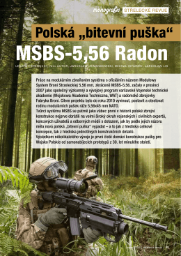 MSBS-5,56 Radon - Střelecká Revue