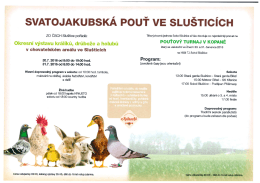 Svatojakubsk&aacute; pouť ve Slu&scaron;tic&iacute;ch