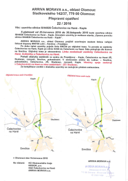 ZDE - ARRIVA MORAVA as