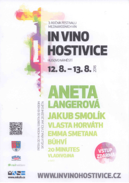 3.ročník IN VINO HOSTIVICE